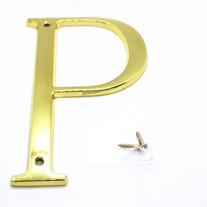 Numéros and lettres pour porte d'entrée, en laiton ou plaqué argent, pour appartement, maison, bureau, 100 pièces - Product Image 3