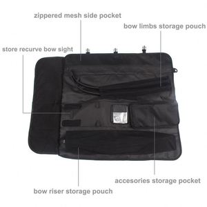 Étui multifonctionnel pour arc à poulies avec bandoulière, grand sac de transport de rangement, poche pour flèches, poche étanche et rembourrage pour la chasse - Product Image 3