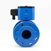 Compteur d'eau ultrasonique à bride bleue avec sortie Modbus RS485 DN100-DN500