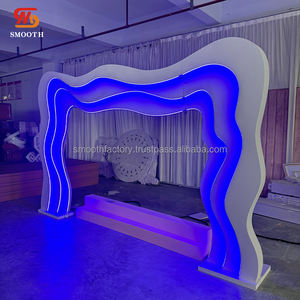 ฉากหลังอะคริลิคหลากชั้นแบบเรียบสำหรับตกแต่งงานปาร์ตี้งานปาร์ตี้ฉากหลังสำหรับวันเกิด - Product Image 2