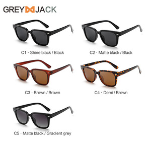 Gafas de sol unisex Gm, montura negra Tr90, lentes Tac, protección Uv400, estilo cuadrilateral, tipo 3, parasoles, parte 3109 - Product Image 4