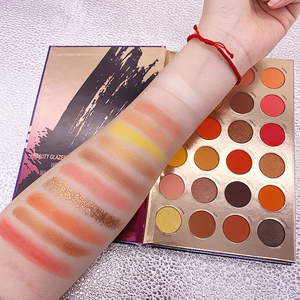 Водостойкие стойкие матовые Сияющие блестящие пигментированные многохромные Пользовательские Тени для век Палитра частная торговая марка тени для век Палитра - Product Image 3