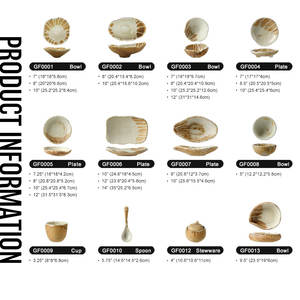 Assiettes en porcelaine à glaçure réactive de style <span class=keywords><strong>japonais</strong></span> irrégulier, vaisselle en céramique, assiette de service, bol à soupe de nouilles <span class=keywords><strong>ramen</strong></span> - Product Image 6