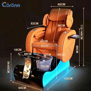 Sillón de Masaje Eléctrico para Pies, Silla de Pedicura, Silla de Spa para Salón de Belleza con Baño de Pies - Product Image 4