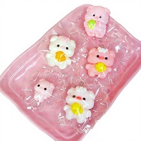 Jichao Rabbit Jouet anti-stress à presser en silicone de qualité alimentaire, en forme de cochon et de crème, unisexe pour adultes et jeunes adultes