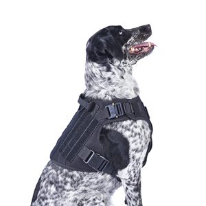 Gilet réglable pour chien militaire et de service et clip de laisse avant sans traction, harnais tactique pour chien avec boucles en métal - Product Image 5