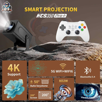 Harga Pabrik HCS350PRO+ dan Game Allwinner H713 3D Android 11 Proyektor Gaming Pintar Nirkabel Lumen Tinggi BT Voice