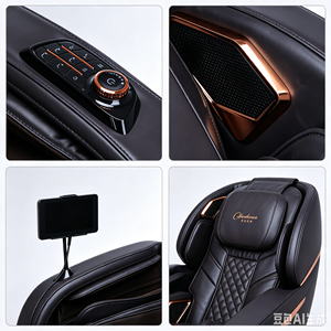 Silla de Gravedad Cero 3D de Lujo con Bolsas de Aire, Música, Plegable y Portátil - Precio Económico, Sillón ZQ8620 Premium con Rodillos 2D/3D/4D - Product Image 3