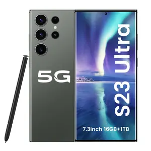 Бесплатный мобильный телефон 4g 5 g S23, 7,3 дюймов