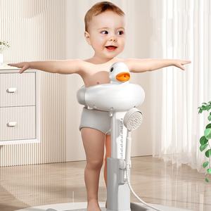 Soporte de Baño para Bebés con Diseño Plegable y Altura Ajustable, Torre de Baño para Bebés con <span class=keywords><strong>Base</strong></span> Antideslizante para el Hogar y Guarderías - Product Image 1