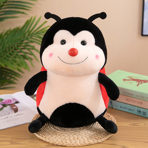 Divertido y Lindo Peluche de Mariquita de Dibujos Animados, Animales Salvajes de Peluche, Almohadas de Peluche, Insecto, Mariquita, Animales de Peluche - Product Image 5