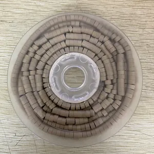 Micro anillos precargados enlaces cuentas forradas de silicona herramientas de extensión de cabello Logotipo de etiqueta privada personalizado 5,0mm 1000 uds/rollo