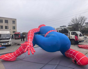 Pallone Gonfiabile Gigante <span class=keywords><strong>di</strong></span> Spiderman in Materiale Oxford con Facile Montaggio e Design Resistente per Decorazioni Esterne - Product Image 6