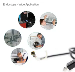 Portable 4.0mm 5 Led Lights Mini Medical Endoscope Camera Module For Ear Detection