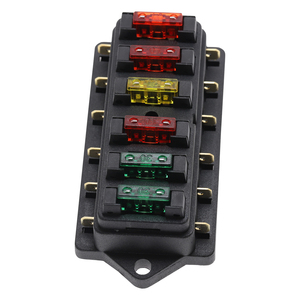 Caja de fusibles de hoja ATO estándar de circuito de 6 vías DC 12V/24V soporte de bloque de fusibles de coche - Product Image 6