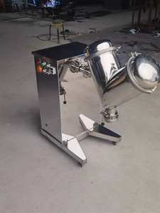 Acero inoxidable 10L <span class=keywords><strong>V</strong></span> forma <span class=keywords><strong>V</strong></span> tipo máquina mezcladora mezclador de alimentos secos en polvo - Product Image 4