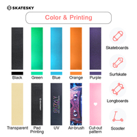 Vente en gros de ruban adhésif pour skateboard personnalisé avec logo imprimé 33x9 pouces 80AB