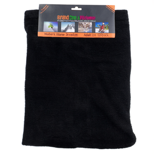 Scaldacollo in pile nero per adulti, confezione da 12 pezzi - Product Image 2