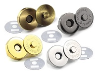 Boutons Magnétiques Fermoir Solide de Qualité pour Sac à Main Couture Sacs à Main Fermetures 6 Pack MNL (18mm, Gunmetal