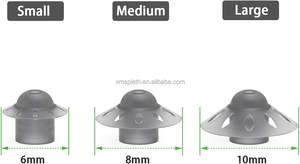 <span class=keywords><strong>Oticon</strong></span> Medical Plastic alta calidad al por mayor blanco transparente auriculares accesorios cúpulas repuestos accesorios - Product Image 2