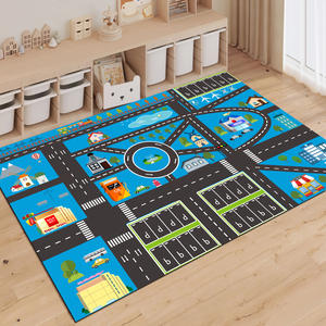 Tapis colorés sans perte antidérapant petit tapis de chambre d'adolescent fausse laine doux mignon dessin animé tapis - Product Image 5