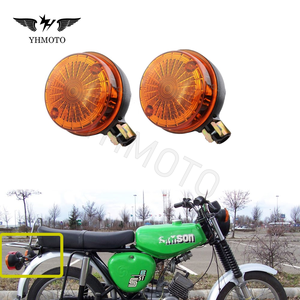 ชุดไฟเลี้ยวรถมอเตอร์ไซค์ YHMOTO 4 ชิ้น ชุดไฟกระพริบสำหรับรถมอเตอร์ไซค์ Simson S50 S51 S70 - Product Image 3