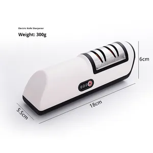 Nouvel affûteur de couteaux électrique multifonctionnel en acier inoxydable, rechargeable, petit et rapide, pour cuisine - Product Image 6