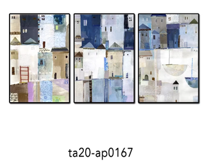 Toile encadrée d'art mural abstrait <span class=keywords><strong>de</strong></span> <span class=keywords><strong>paysage</strong></span> <span class=keywords><strong>aquarelle</strong></span> personnalisée en usine, impression numérique, <span class=keywords><strong>encre</strong></span> écologique pour peintures <span class=keywords><strong>de</strong></span> maison <span class=keywords><strong>et</strong></span> <span class=keywords><strong>de</strong></span> bureau - Product Image 3
