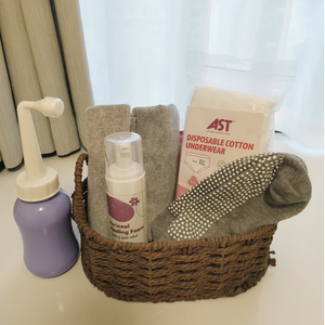 Kit Esencial Postparto: Bolsas de Gel, Ropa Interior Desechable de Algodón Ecológico, Botella Perineal, Almohadillas de Gel para Senos, Almohadillas Perineales - Product Image 2