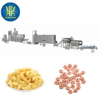 Ligne de production de snacks soufflés à double vis pour maïs, fabricant de machines extrudeuses de snacks sains à base de farine de blé de haute qualité