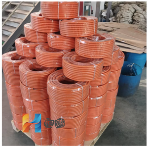 خرطوم مطاطي NBR مرن عالي الجودة توصيل خرطوم غاز البترول المسال برتقالي مقاوم للزيت - Product Image 2