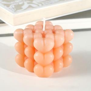 Velas de Soja con Forma de <span class=keywords><strong>Cubo</strong></span> de <span class=keywords><strong>Rubik</strong></span>, Velas Burbuja para Regalo de Boda, Curators, Producción en Pequeños Lotes, Certificación MSDS - Product Image 5