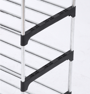 थोक डिजाइन धातु जूते घर रैक के लिए जगह-बचाने वाले भंडारण जूते रैक - Product Image 4