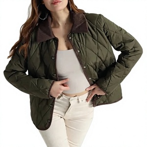 Vestes matelassées en peau de mouton pour femmes fabriquées en usine, en fibre de bambou respirante, en toile, pour l'hiver et les activités de plein air, de haute qualité, best-seller - Product Image 1