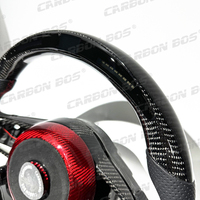 Personnalisation d'usine pour Volkswagen Polo Golf Passat MK7 Mk6 Ancien modèle Mise à niveau Volant en fibre de carbone avec bouton LED R8