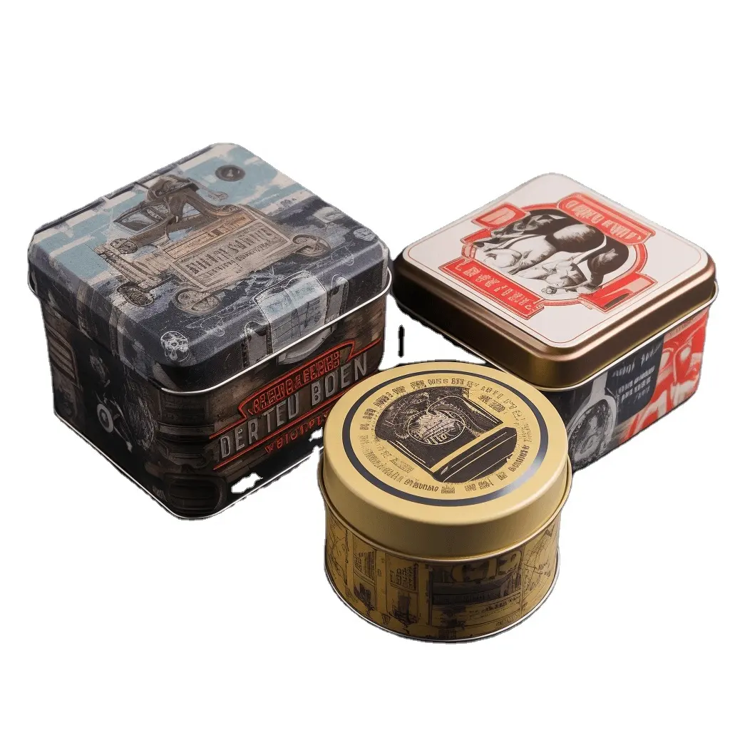 Kotak kue OEM produsen kotak cokelat logam andal hadiah desain baru grosir kotak kemasan kue hadiah grosir