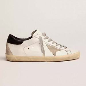 Chaussures de sport plates rétro en cuir vieilli de haute qualité pour femmes et hommes, avec étoiles et étoile à cinq branches, rehaussant la taille - Product Image 4