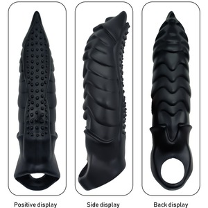 Condón Estimulante del Punto G, Engrosado, para Pene Grande, Set para Hombres, Extensor <span class=keywords><strong>de</strong></span> Pene con Púas para Mayor Retraso, Productos para Adultos - Product Image 5
