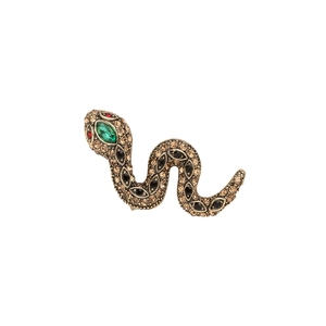 Broche 2026, Broche Vintage de Cobra com Esmeralda e Diamantes para Homens - Product Image 4