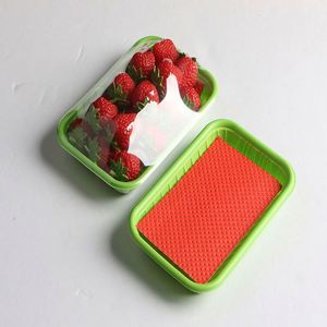 Perforated PE + <b>Pulp</b> + Cellulose Material Food Grade Eco-Friendly High Absorbency 10-100ml Absorbency Fresh-Keeping Pad for - Product Image 1