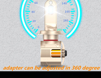 Hollyland — ampoule LED de voiture de bonne qualité, avec séoul, haute puissance 4000LM A98 12V 24V 36W H1 H3 H7 9006 9005 H9 H11, 55W LTA