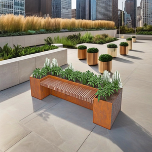 Người trồng thép corten Thời Tiết-một sự bổ sung vượt thời gian cho ốc đảo ngoài trời của bạn - Product Image 2