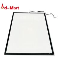 Cadre à encliquetage LED en aluminium ultra fin A1 A2 A3 A4 Panneau lumineux LED Affichage photo Boîtes lumineuses publicitaires