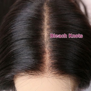 FH naturel noir 4x4 dentelle fermeture perruque vague de corps dentelle transparente Bodywave perruque fermeture de cheveux humains perruque - Product Image 6