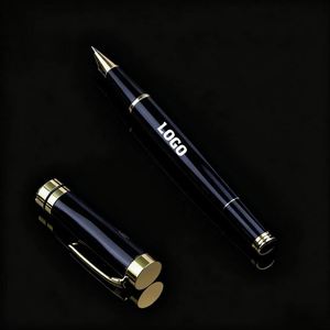 Wholesale Professional Custom Logo 1.0mm Ballpoint <b>Pen</b> Unique Metal Novelty Design for Business Signatures and Gifts - Product Image 1