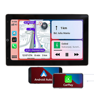 Écran IPS universel de 10,1 pouces, navigation GPS, WiFi, Aux, CarPlay sans fil, Android Auto, radio FM, lecteur DVD, autoradio Android rotatif