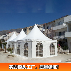 Pyramid <b>Tent</b> 5x5m Outdoor Event <b>Canopy</b> Four Season Polyester Large Space Extended Type - Product Image 2