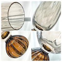 Lot de verres à vin martelés en cristal sans plomb pour mariage, flûtes à champagne et verres à cocktail