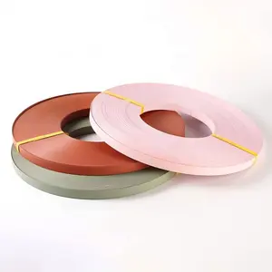 Mdf Board Pvc Furniture Double Solid Color Pvc Edge Protection With 3Mm Edge Banding Tape