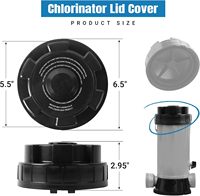 Couvercle de chlorateur de remplacement AR-PRO CL200 CL220 compatible Hayward Pool, plastique écologique durable, automatique, Zhejiang 1
